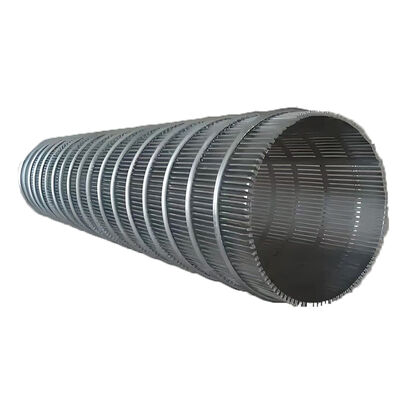 50 100 150 Mikron V Berbentuk Kawat Baja Tahan Karat Pipa Baji Kawat Filter Mesh