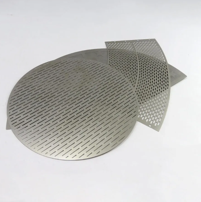 OEM Ukuran Flat Round Etching Mesh Filter Disc untuk Filter Kontrol Polusi Udara