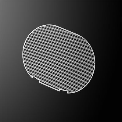 Filter Jaring Logam Etsing Desain Lubang Bulat Stainless Steel 304 316 untuk Filtrasi Fluida