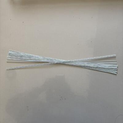 1mm * 40cm Kawat Batang Potongan Pra-potong Warna Putih untuk Kawat Bunga Kawat Bunga