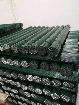 Kawat Bunga 18 Gauge Batang Hijau Kawat Bunga Hijau Putih untuk Bunga Buatan
