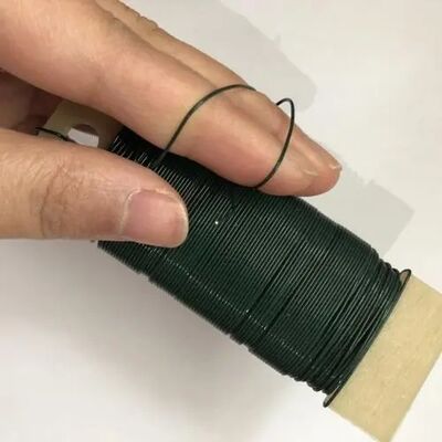 22 Gauge Iron Soft Craft Florist Wire Warna Hijau Untuk Rangkaian Bunga