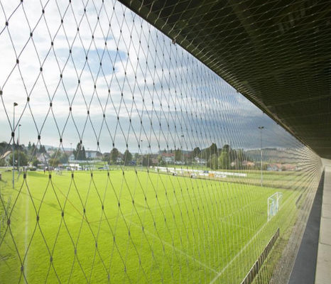 Jaring Tali Baja Tahan Karat 304 Tenun Tangan untuk Kandang Hewan Kebun Binatang