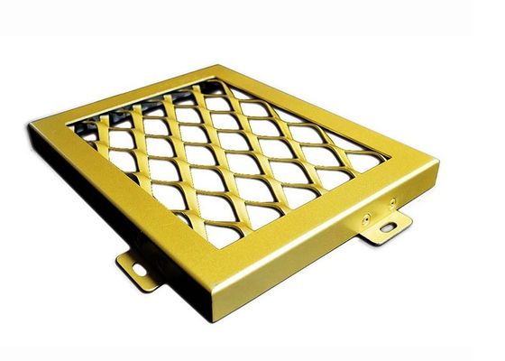 Fasad Bangunan Expanded Metal Mesh Cladding Aluminium 1060 Alloy 3003