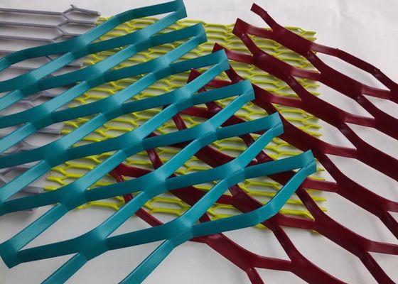 Velp Arsitektur Aluminium Expanded Wire Mesh 1 * 2m Anti Korosi