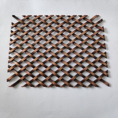 Rantai Panel Wire Mesh Metal Woven Dekoratif Untuk Arsitektur