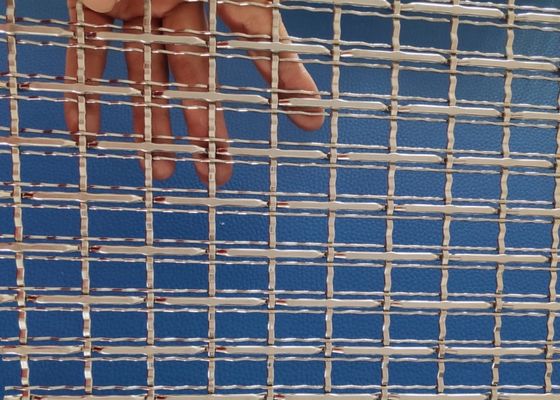 Tenunan Tangan Kuningan Arsitektur Logam Mesh 1.8mm 2.0mm Wire Metal Lattice Sheet