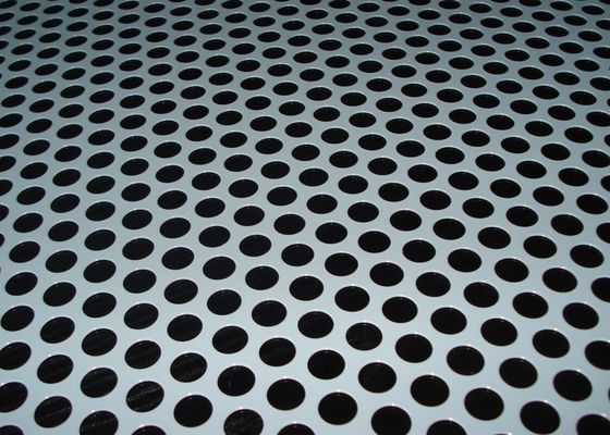SS201 SS304 Stainless Steel 4x8 Lembaran Logam Berlubang 2mm Lubang Bulat