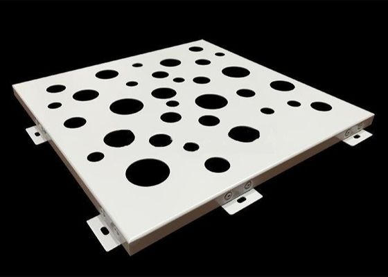 Powder Coating Velp Pagar Logam Berlubang Untuk Taman Pribadi