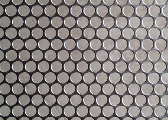 2.0mm 3.0mm Lubang Bulat Panel Akustik Logam Berlubang Aluminium Powder Coating