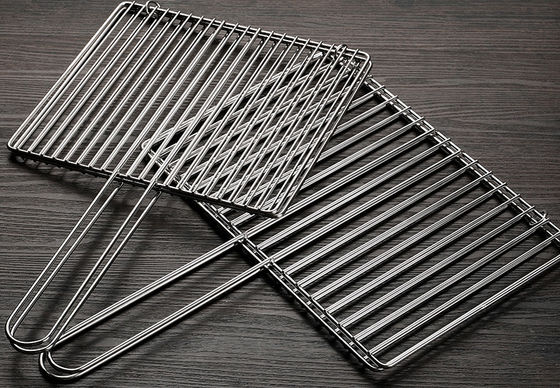 Lipat Bukti Karat Bbq Grilling Basket Stainless Steel Bbq Net Mesh Untuk Ikan
