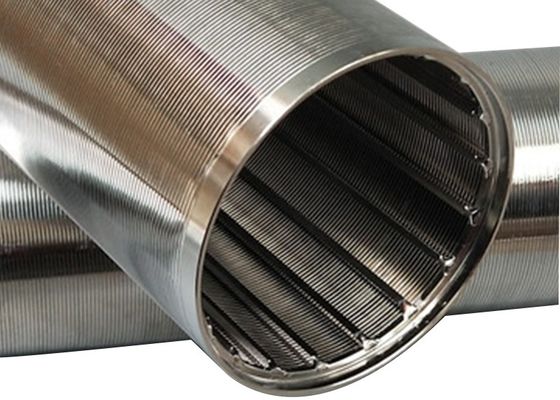 ISO9002 Velp Wedge Wire Cylinder Vee Wire Filter Screen Panjang 6M