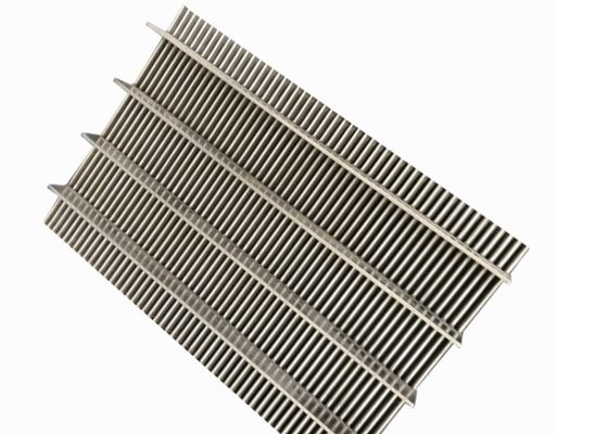 316 Stainless Steel Wedge Wire Screen 100 Mikron Slot Flange