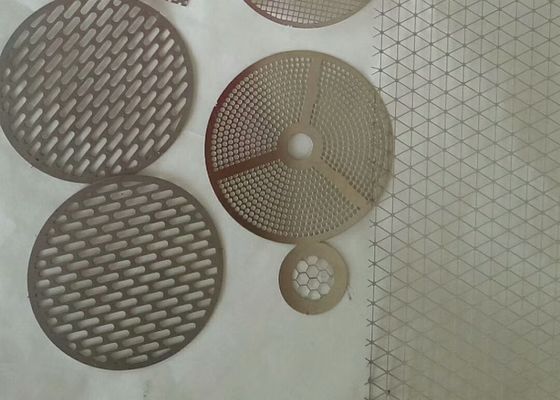 SUS430 Etching Mesh Perforated Wire Mesh Filter Disc Untuk Pembuat Coffer
