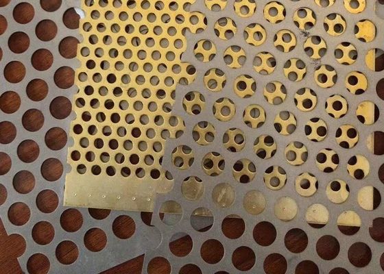 Anping Mesh Logam Berlubang 1.5 * 3.0m Panel Plafon Aluminium Berlubang