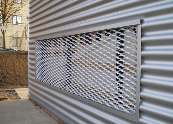 5052 5005 Aluminium Expanded Mesh Bunnings 15 * 50mm 20 * 60mm Lubang Berlian