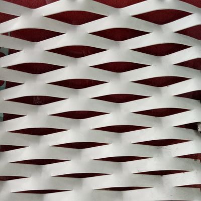Logam Membentang Expanded Mesh Galvanized Stainless Steel Aluminium