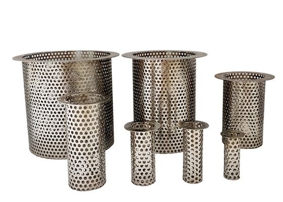 40% -90% Filtrasi Padat Cair SS Filter Mesh Tube Panjang 20mm-2000mm