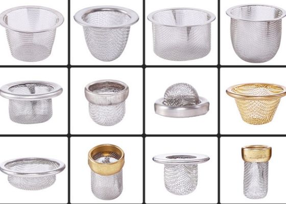 SS304 316L 45mm Dia Stainless Steel Mesh Strainer Filtering Tabacco Cap Shape Untuk Hookah