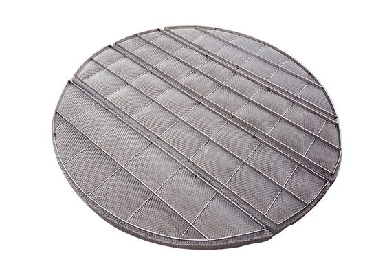 SUS316 Wire Mesh Demister Pad 2 * 3mm 4 * 6mm Lubang Untuk Filter Cairan Gas