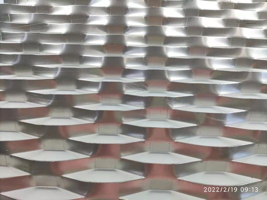 Lubang Berlian Besar Diperluas Bubuk Mesh Logam Dilapisi 1.5x3m