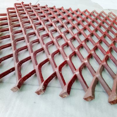 Anggar Mengangkat Expanded Metal Diamond Mesh Carbon Steel 3.14lbs Grating Grid