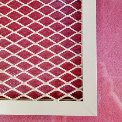 50mm * 100mm 2mm Expanded Aluminium Mesh Untuk Dekorasi Indoor Dan Outdoor