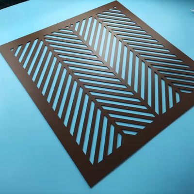 2.0mm Ketebalan Panel Mesh Berlubang Laser Cut Fasad Stainless Steel Dekoratif