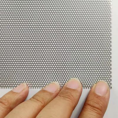 Stainless Steel 304 0.5 Mm Lembaran Berlubang Micro Round Hole Metal Grill Filter Screen