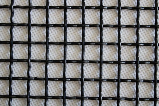 316l Stainless Steel Arsitektur Logam Mesh Woven Locked Crimped Wire