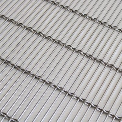 Eksterior Dekoratif Arsitektur Logam Mesh Stainless Steel 316 Kabel Batang Kain