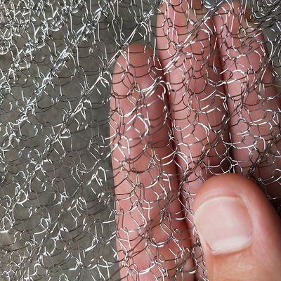 Kabut Menghilangkan Knitted Filter Wire Mesh Gas Liquid Woven