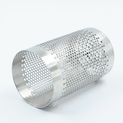 Stainless Steel 304 316l Wire Mesh Filter Tube Punching Berlubang