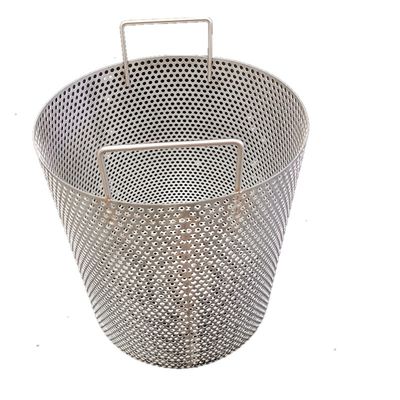 Tabung Filter Stainless Steel Silinder Berlubang Dengan Pegangan