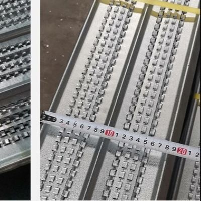 Konstruksi Galvanis Rib Lath Template Bekisting Beton Diperluas